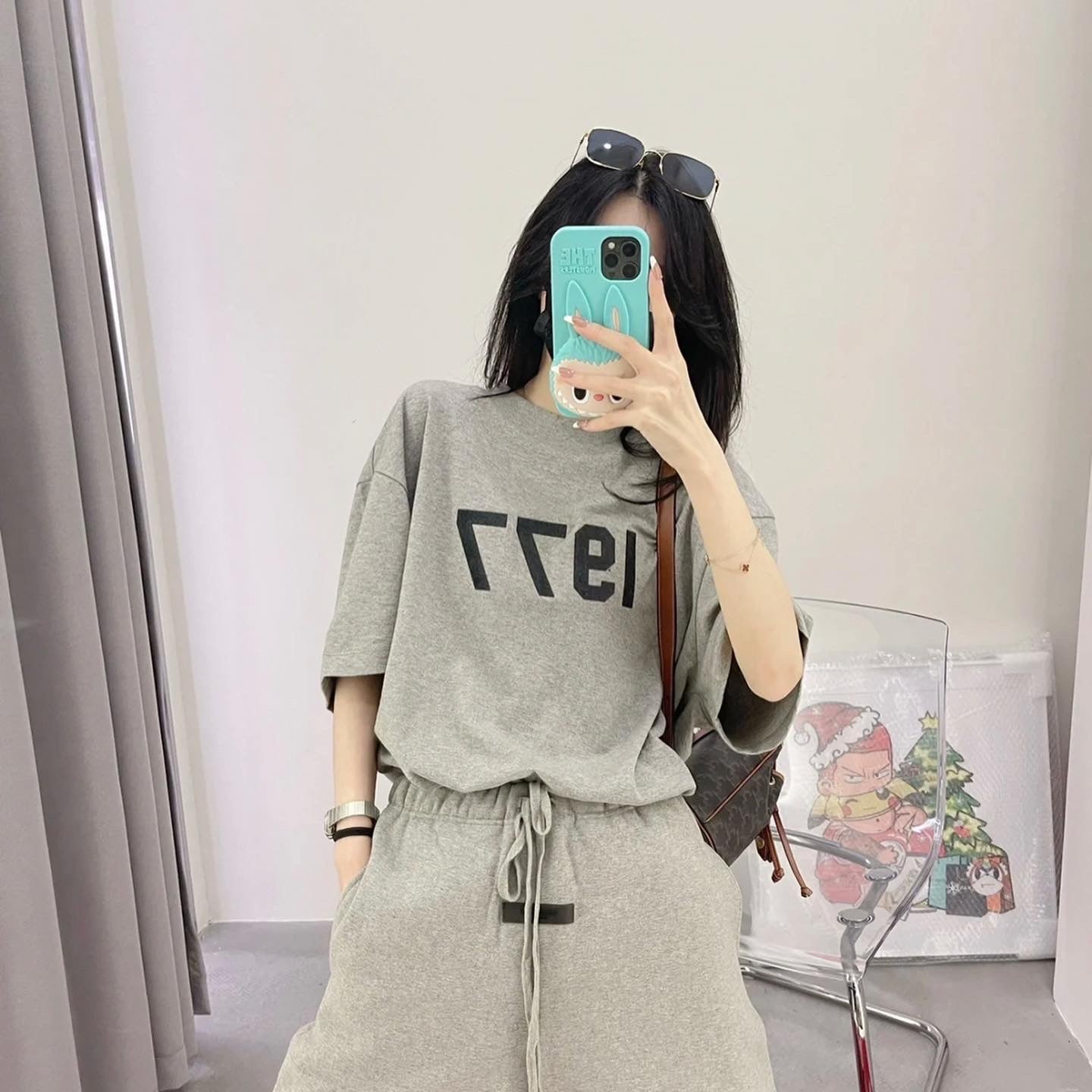 Essentials 1977 Fleece Logo Tee