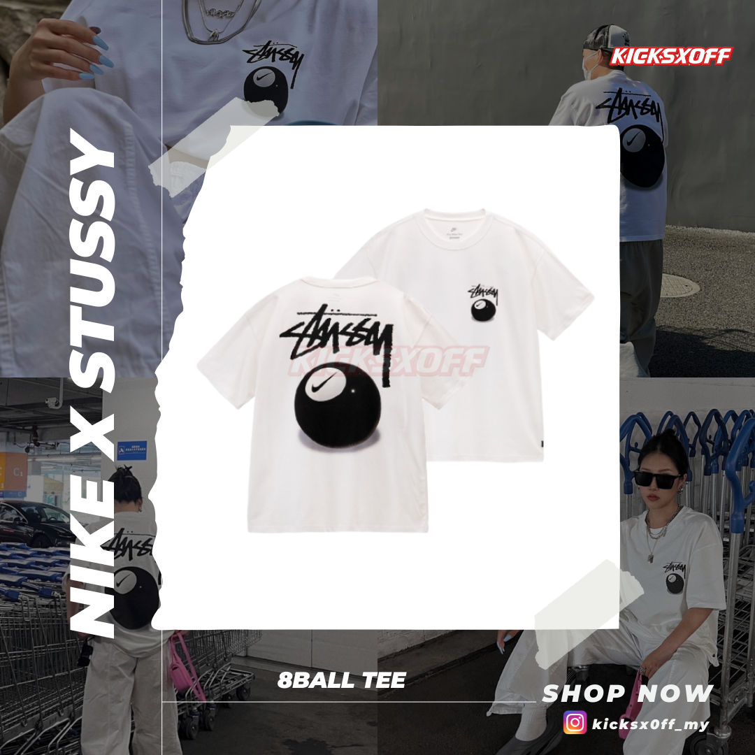 Nike x Stussy 8 Ball T-Shirt White