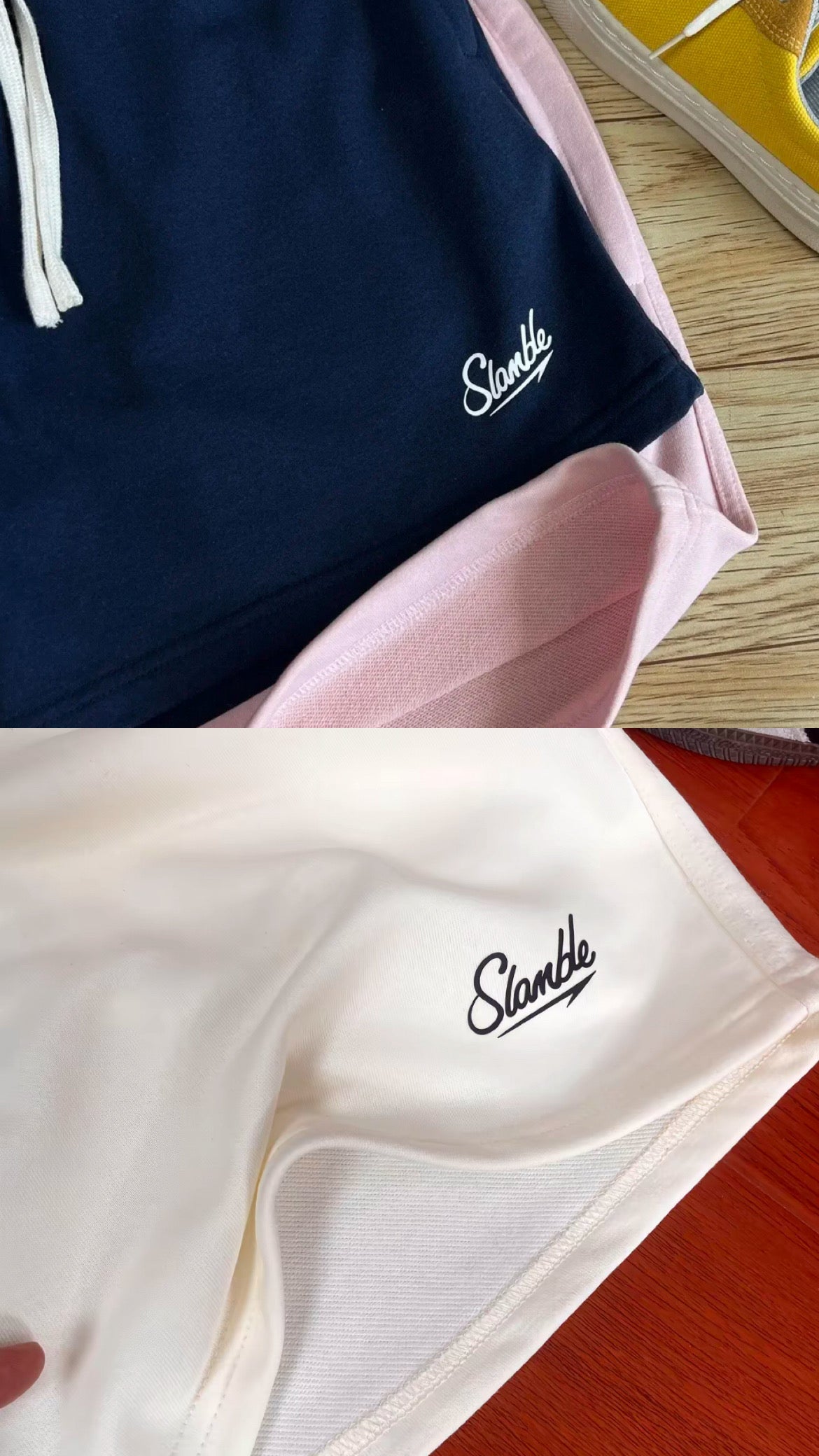 Slamble cotton Shorts/ Seluar / 潮牌短裤 / 短裤男 / Basketball shorts / 美式短裤