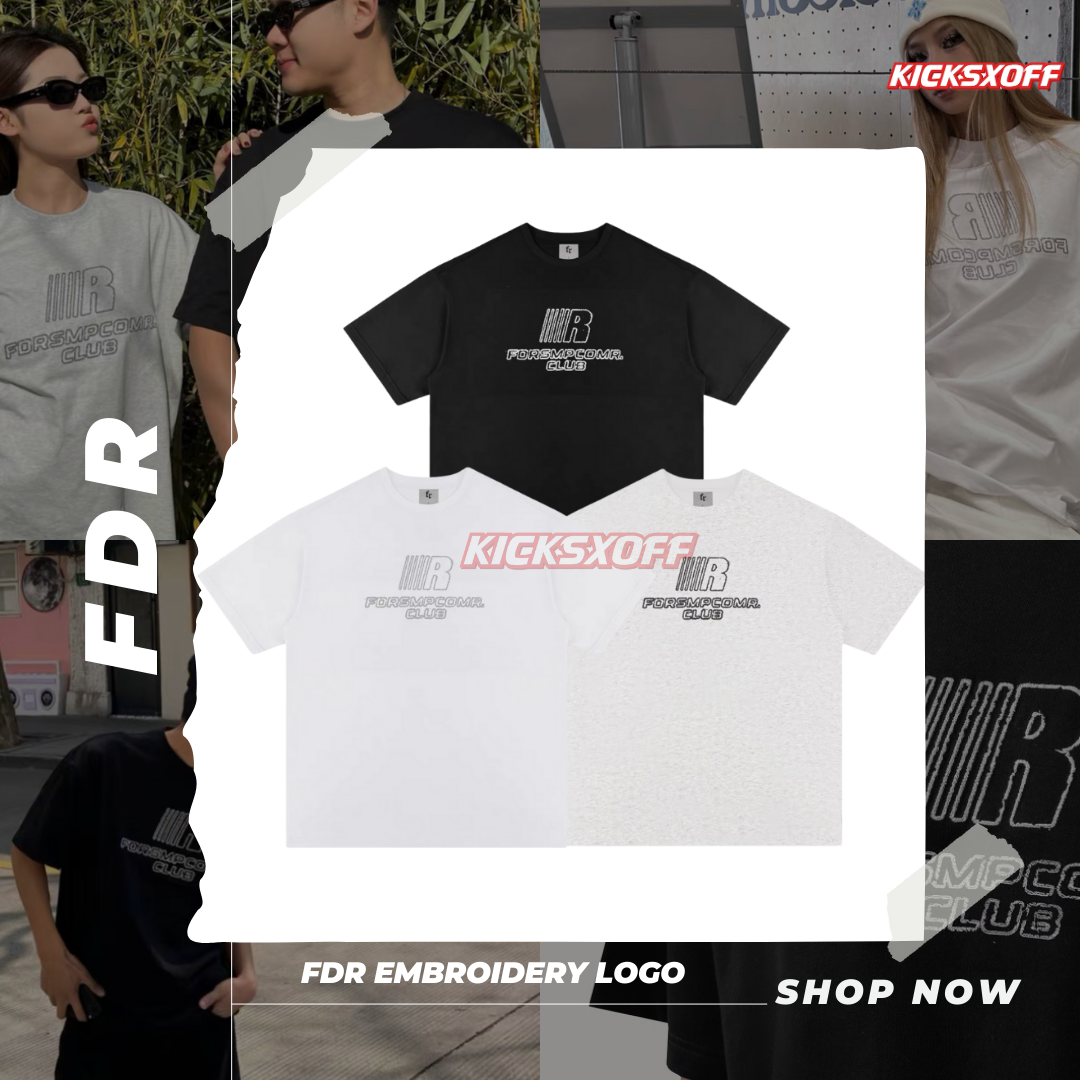 FDR Embroidery Oversized Tee