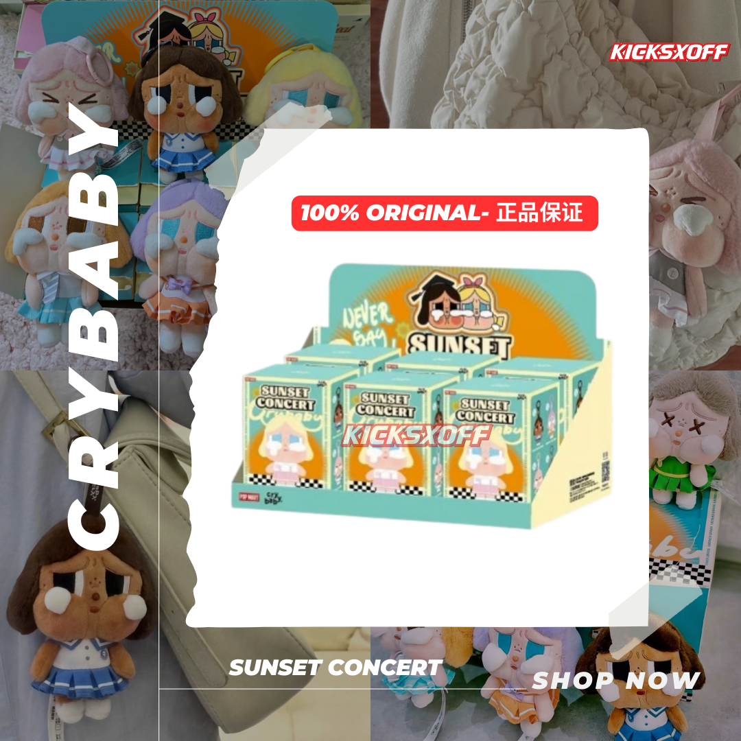 Ready Stock & Authentic )POPMART Crybaby Sunset Concert Figures Ready Stock & Authentic )POPMART Crybaby Sunset Concert Figures