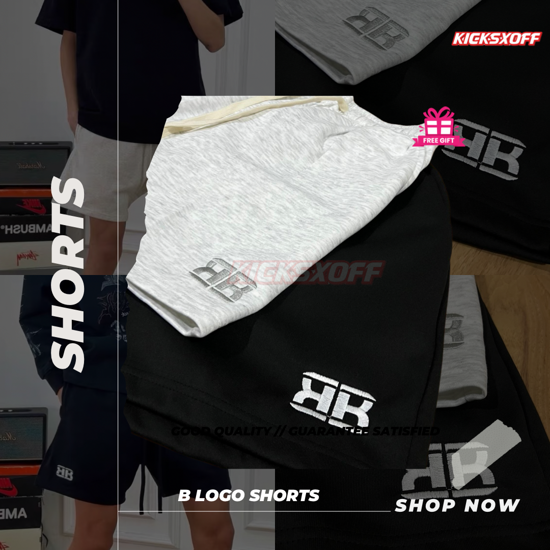 B Logo Shorts
