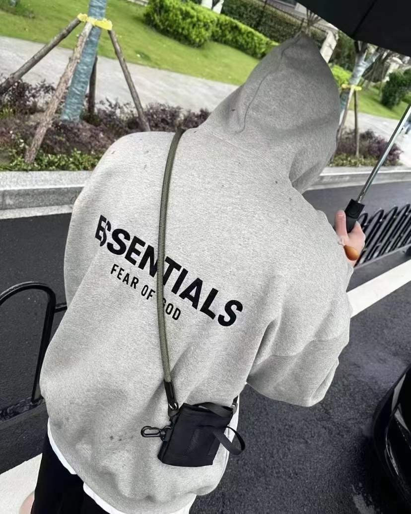 Essentials SS22 Fleece Logo Hoodie