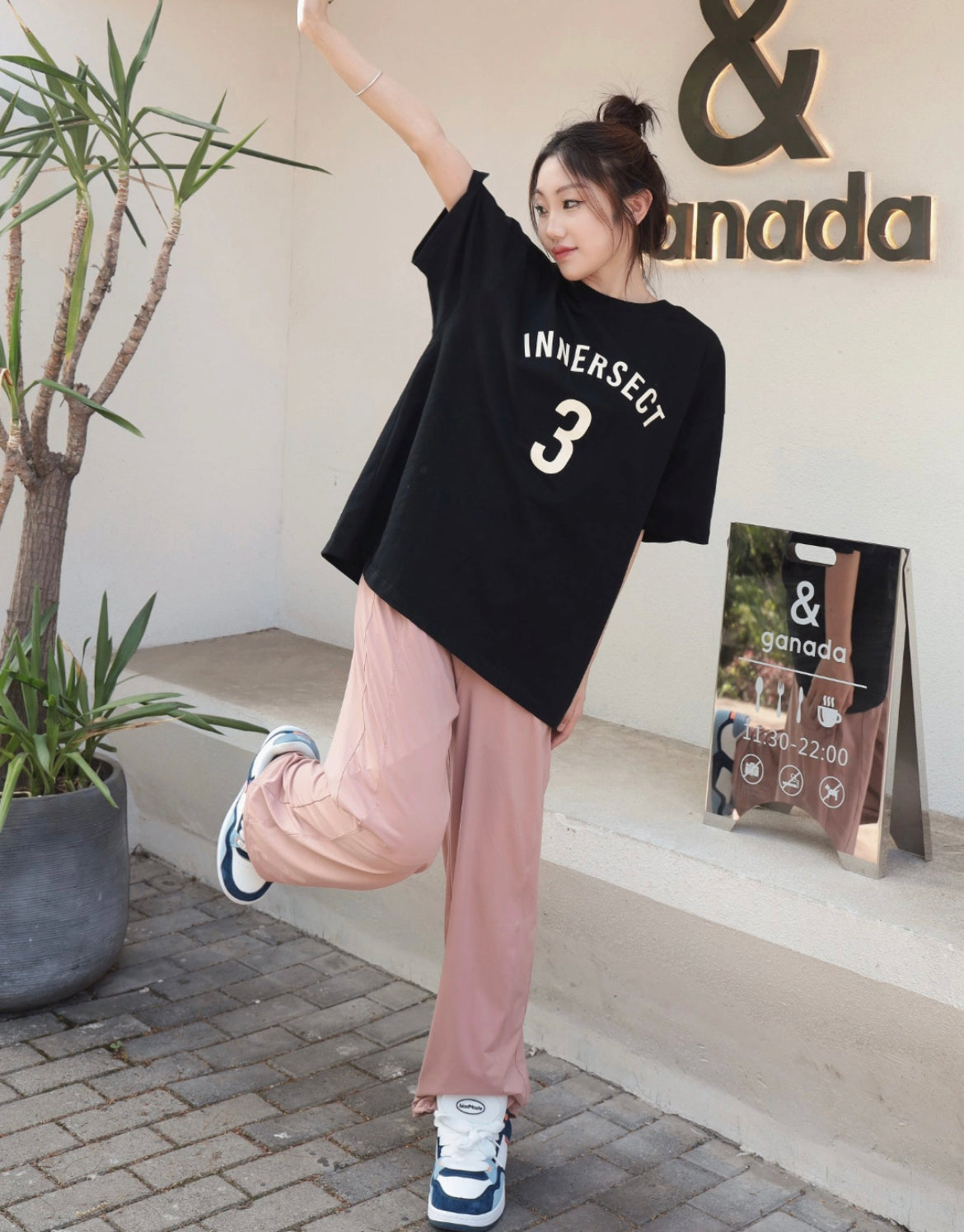 Innersect Bonded 3 Logo Oversized Tee