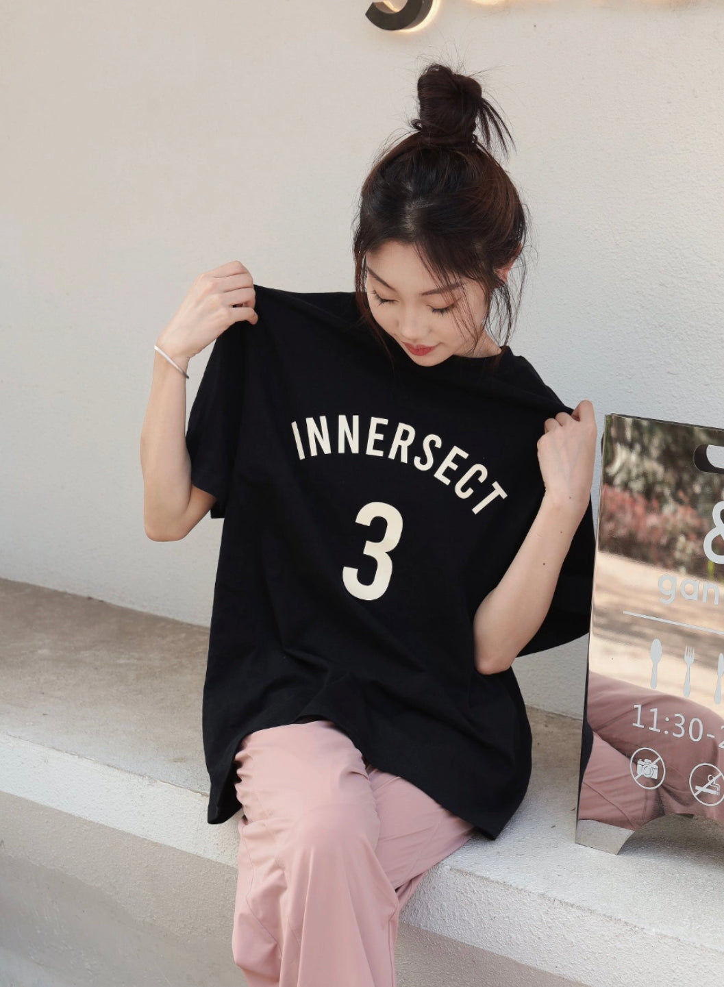 Innersect Bonded 3 Logo Oversized Tee