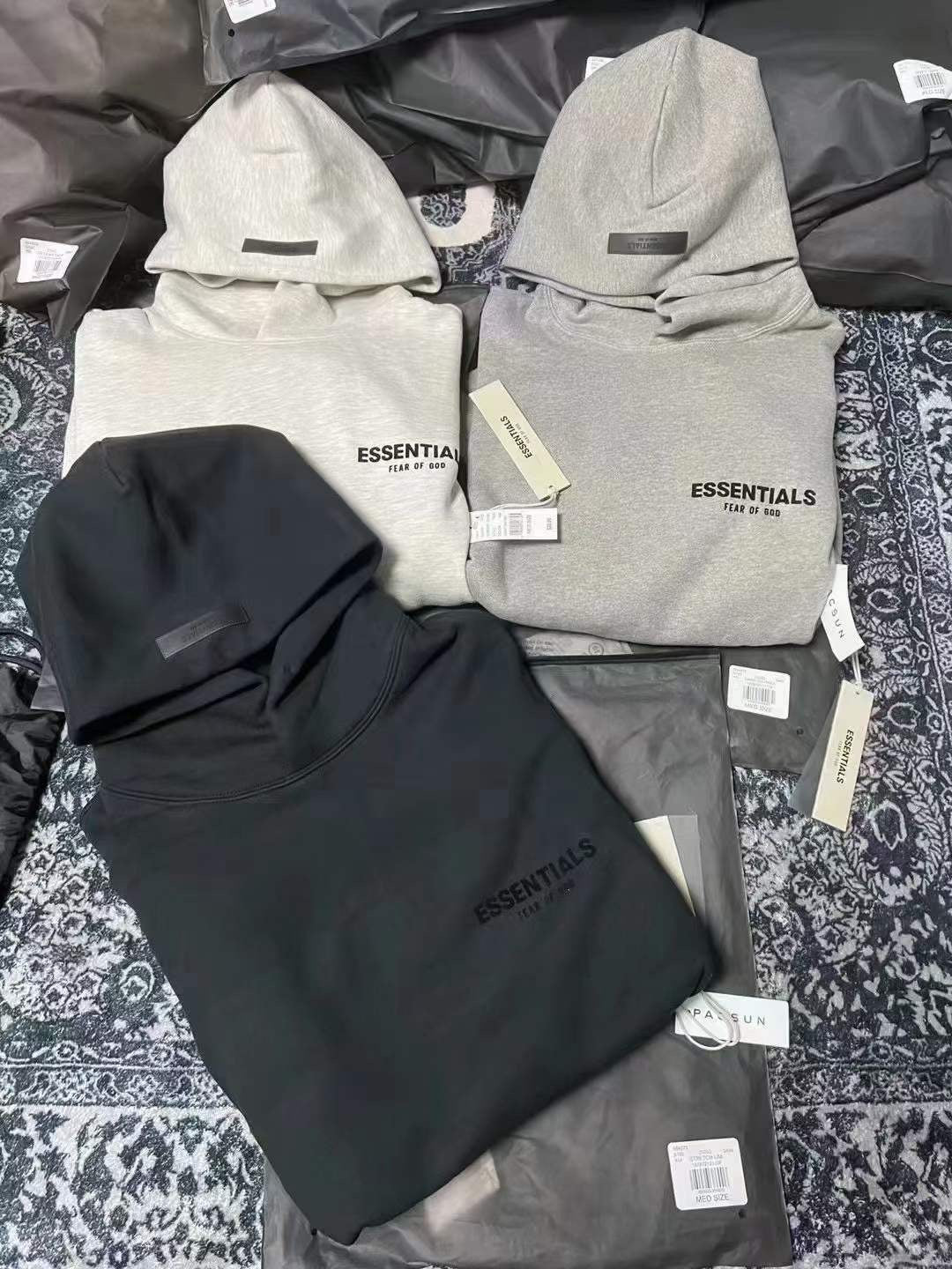 Essentials SS22 Fleece Logo Hoodie