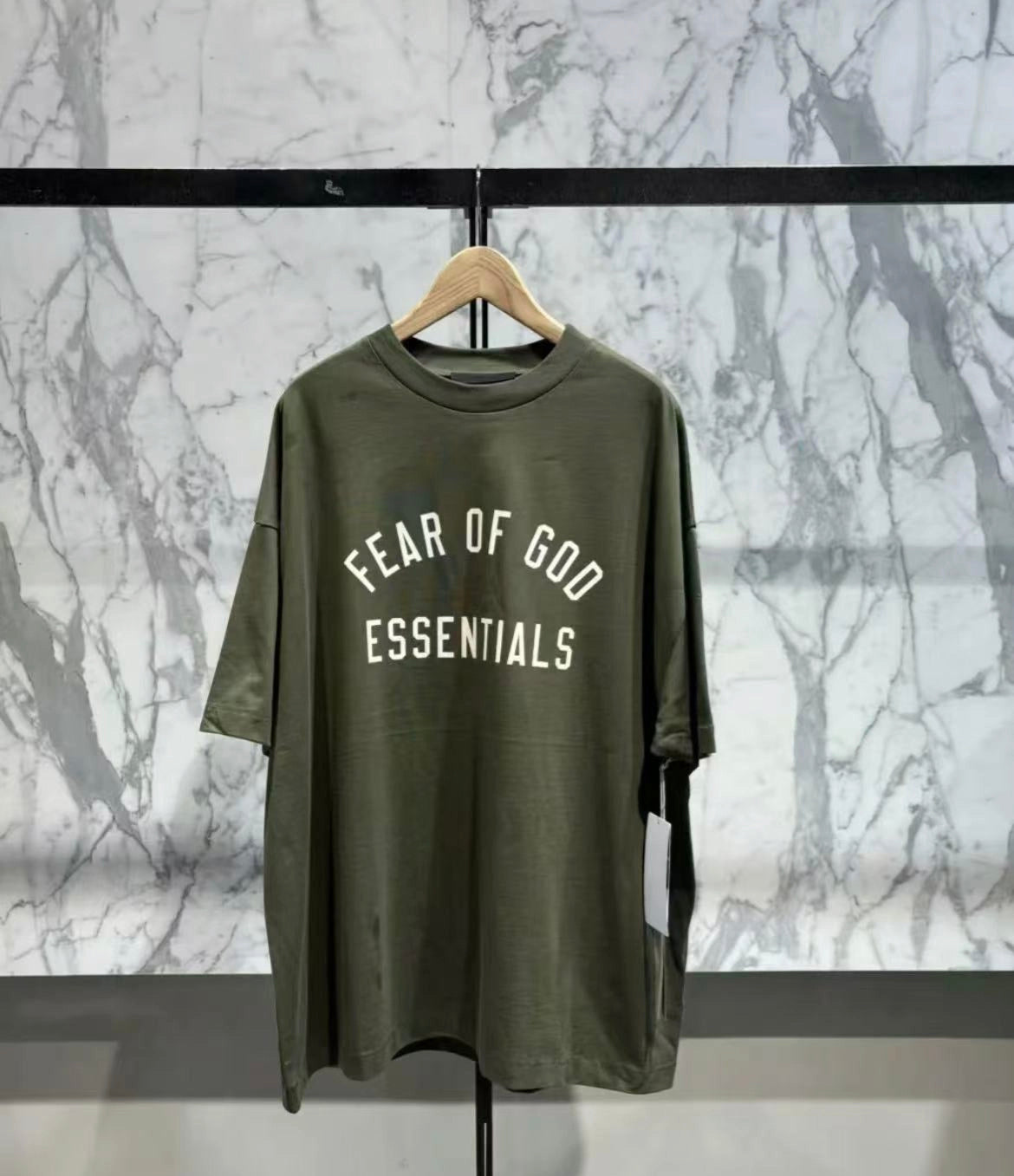 FOG Essentials FW24 new release tee front military green