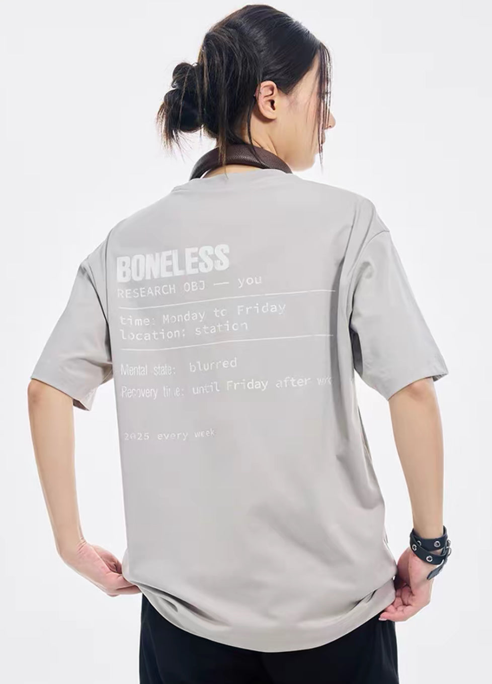 *NEW ARRIVAL* Boneless SS25 OBJ Logo Oversized Tee Hype/Fashion/Streetwear/Couple/Unisex T-Shirt
