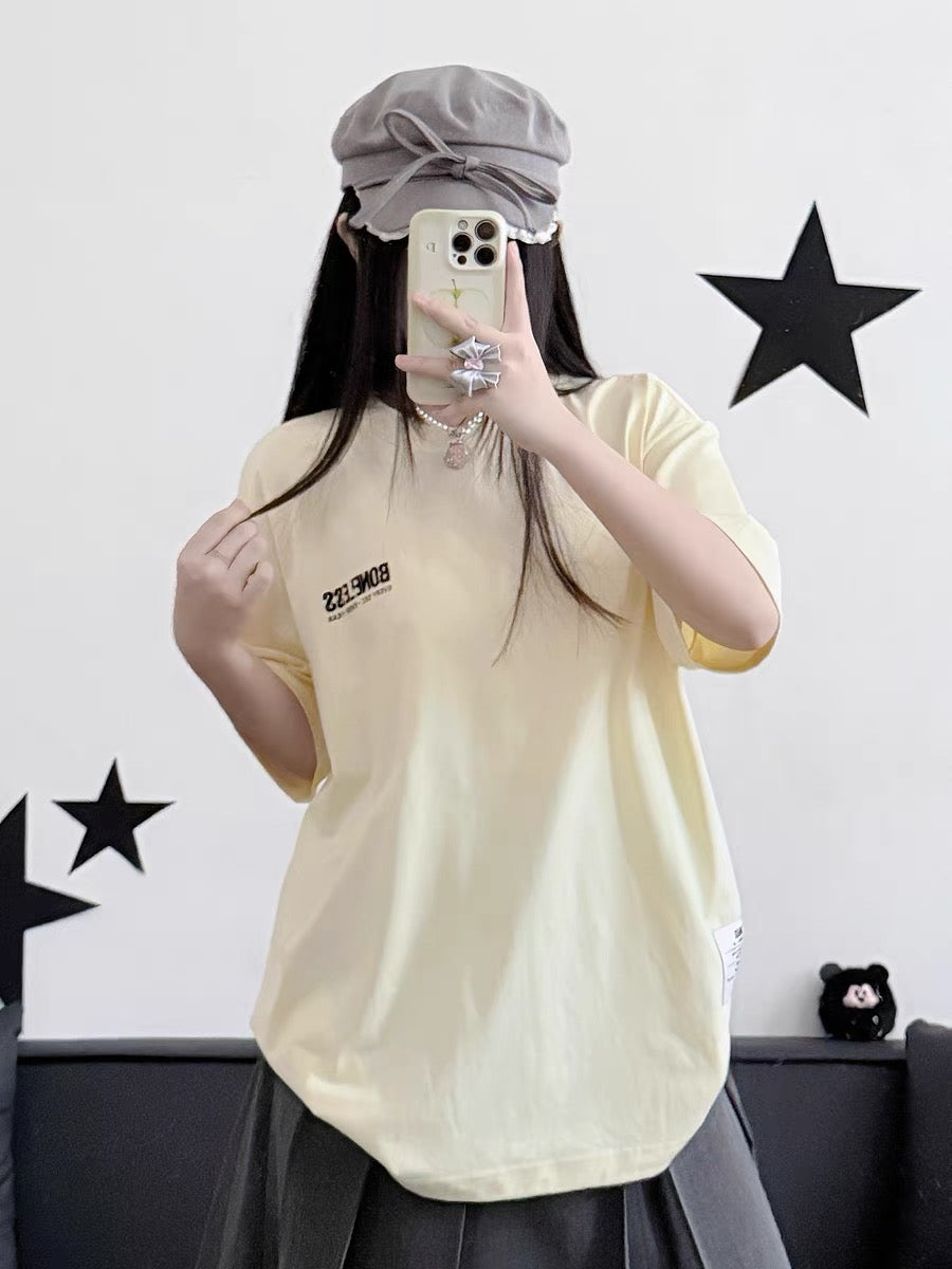 *NEW ARRIVAL* Boneless SS25 OBJ Logo Oversized Tee Hype/Fashion/Streetwear/Couple/Unisex T-Shirt