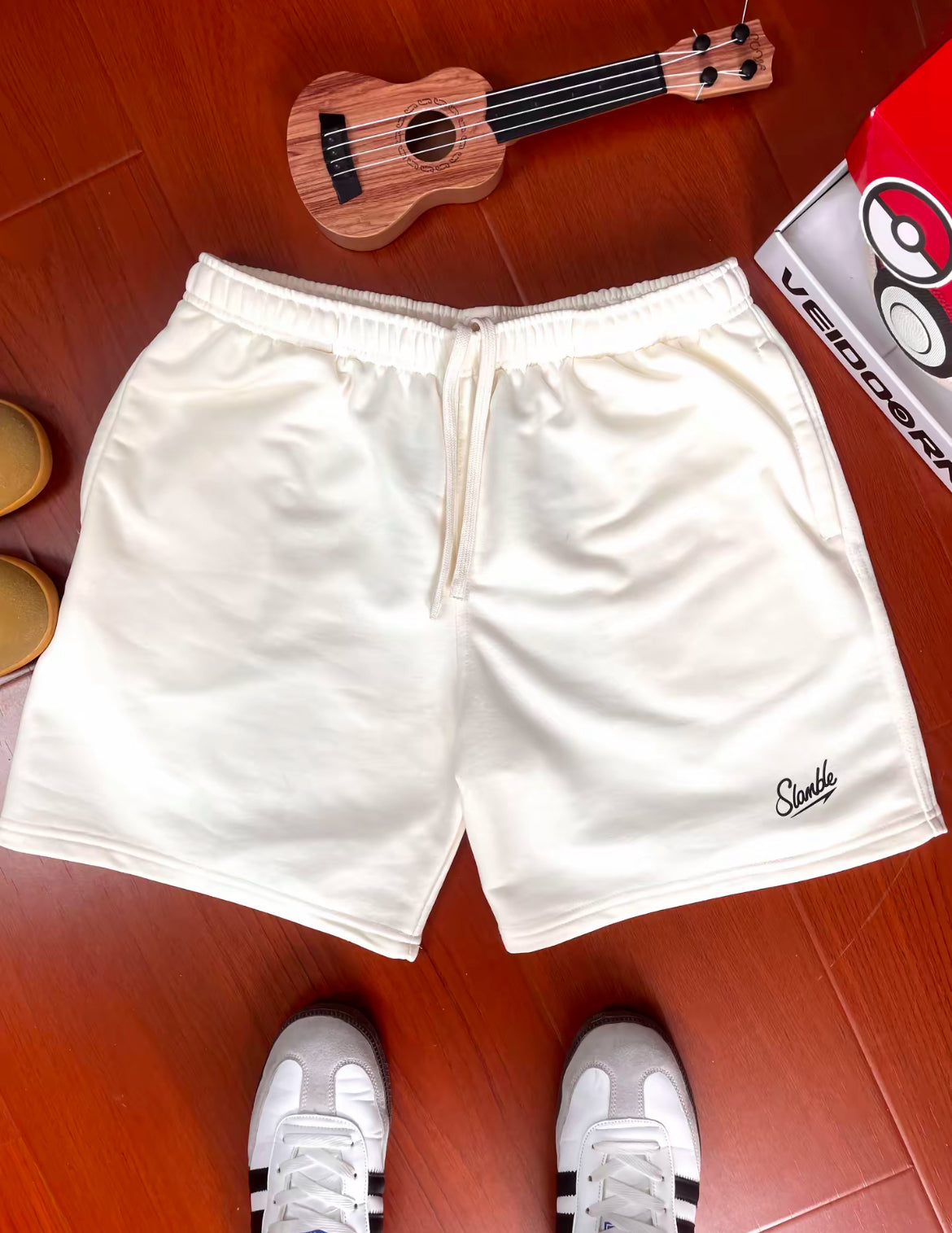 Slamble cotton Shorts/ Seluar / 潮牌短裤 / 短裤男 / Basketball shorts / 美式短裤