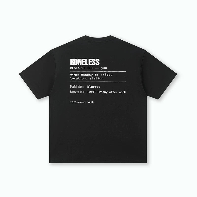 *NEW ARRIVAL* Boneless SS25 OBJ Logo Oversized Tee Hype/Fashion/Streetwear/Couple/Unisex T-Shirt