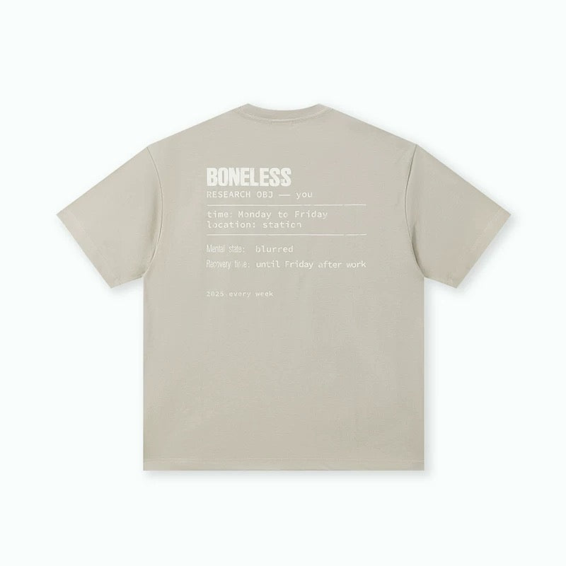 *NEW ARRIVAL* Boneless SS25 OBJ Logo Oversized Tee Hype/Fashion/Streetwear/Couple/Unisex T-Shirt