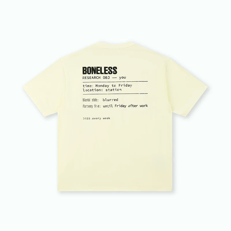 *NEW ARRIVAL* Boneless SS25 OBJ Logo Oversized Tee Hype/Fashion/Streetwear/Couple/Unisex T-Shirt