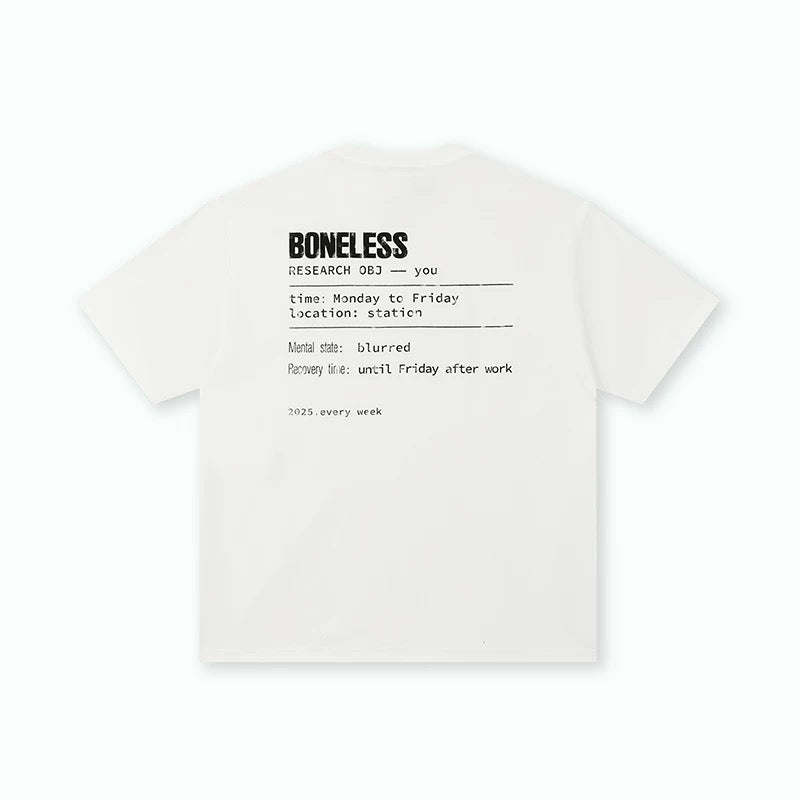 *NEW ARRIVAL* Boneless SS25 OBJ Logo Oversized Tee Hype/Fashion/Streetwear/Couple/Unisex T-Shirt