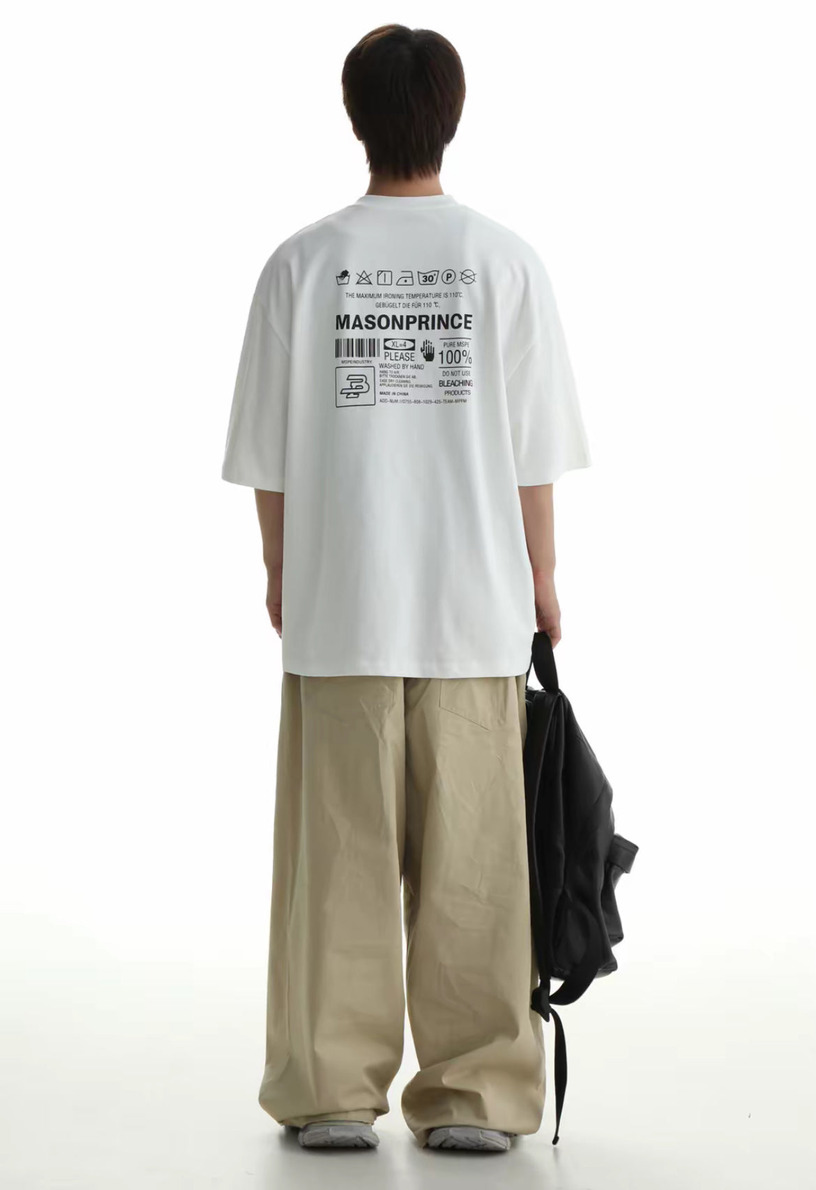 Masonprince Washtag Logo Oversized Tee Hype/Fashion/Streetwear/Couple/Unisex T-Shirt mason prince