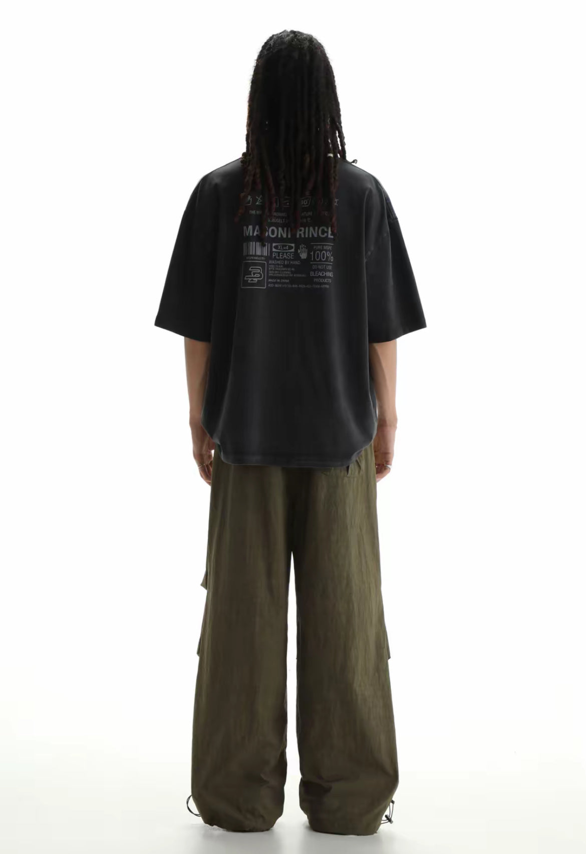 Masonprince Washtag Logo Oversized Tee Hype/Fashion/Streetwear/Couple/Unisex T-Shirt mason prince
