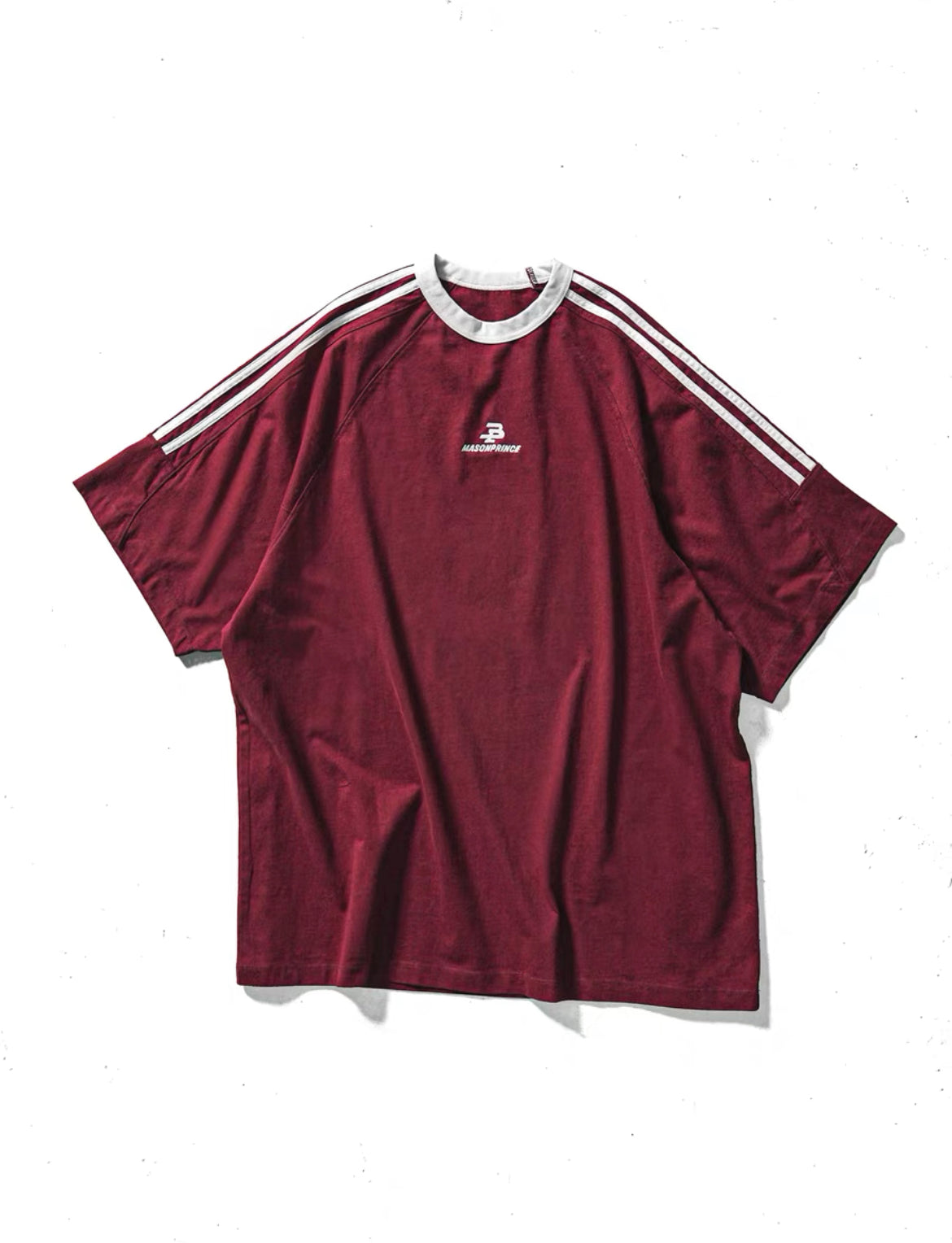 Masonprince 3 Stripes Logo Oversized Tee