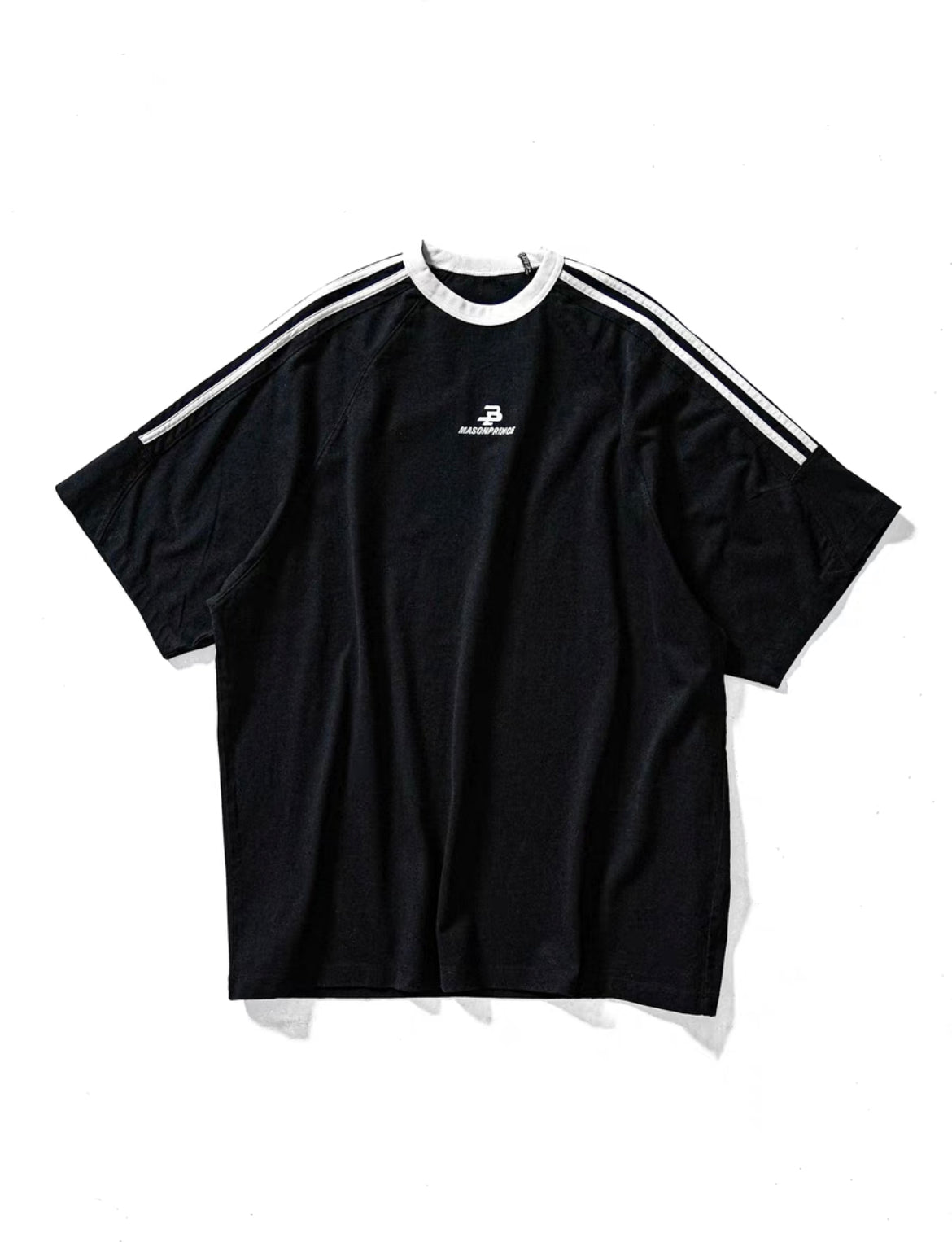 Masonprince 3 Stripes Logo Oversized Tee