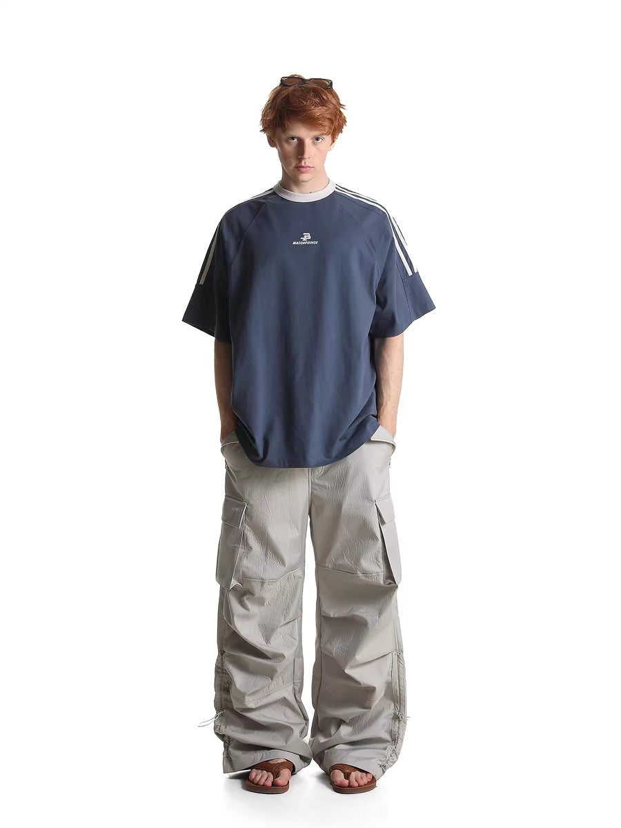 Masonprince 3 Stripes Logo Oversized Tee