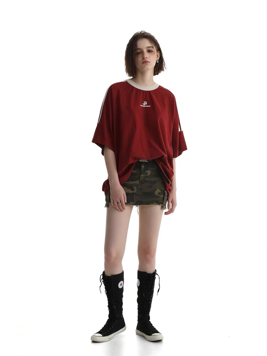Masonprince 3 Stripes Logo Oversized Tee