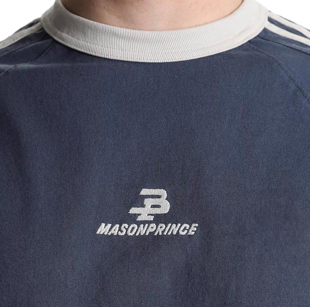Masonprince 3 Stripes Logo Oversized Tee