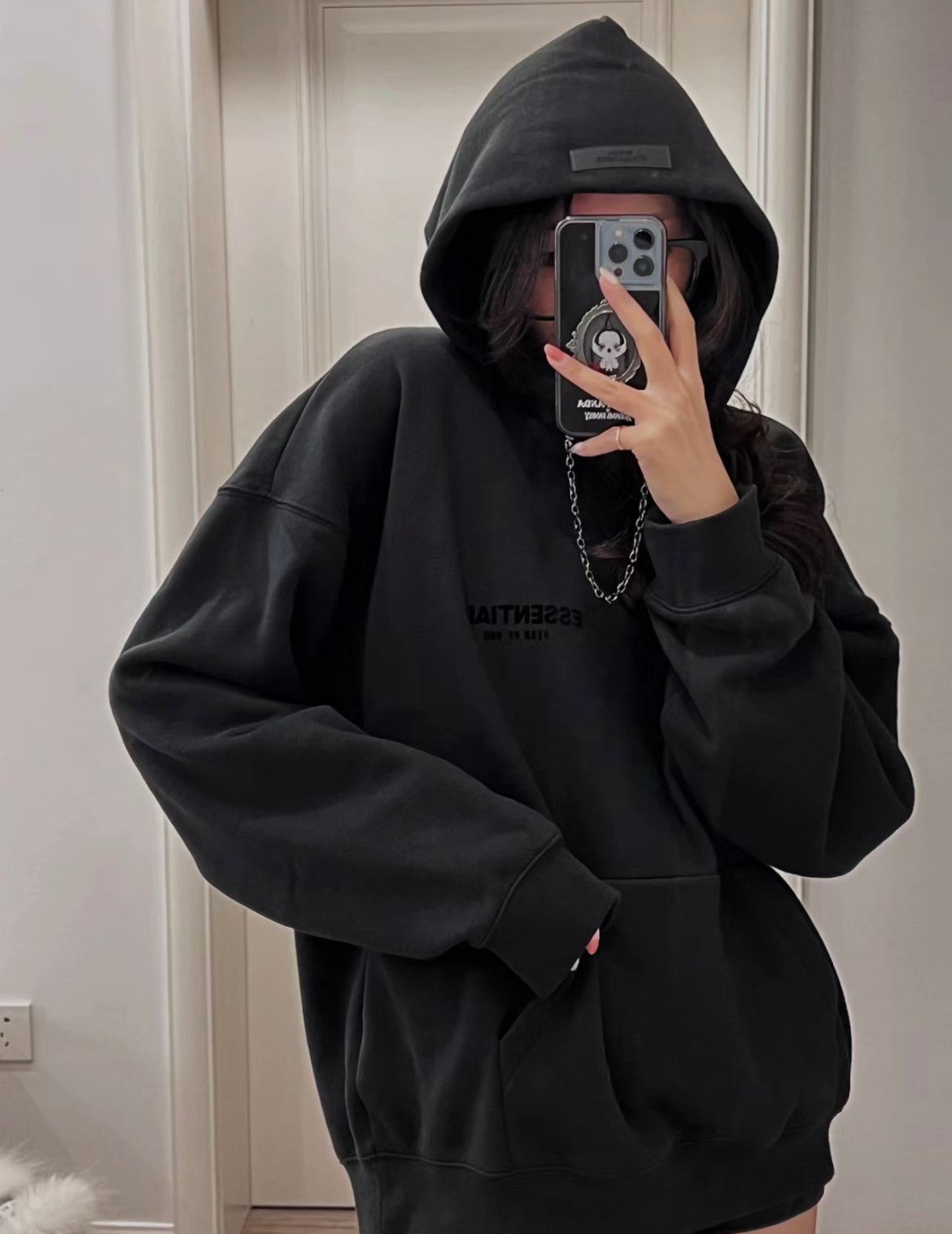 Essentials SS22 Fleece Logo Hoodie