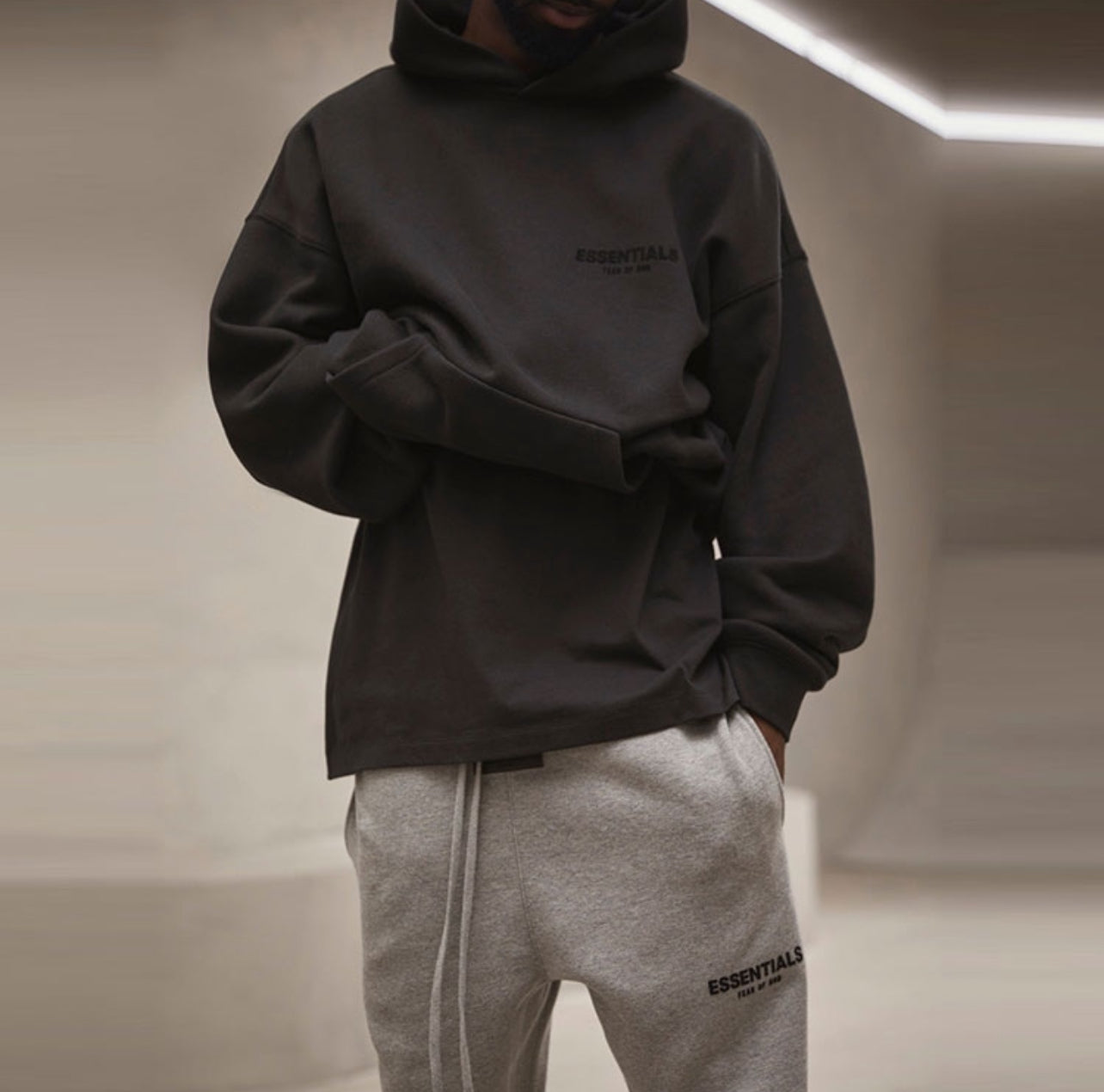 Essentials SS22 Fleece Logo Hoodie