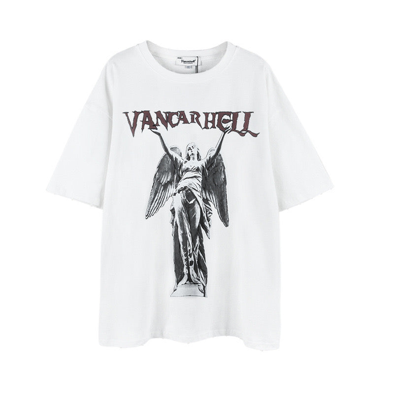 Vancarhell Angel Vintage Oversized Tee