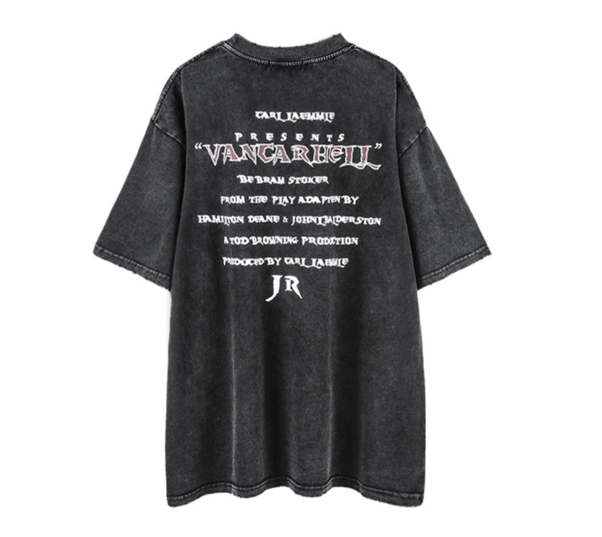 Vancarhell Angel Vintage Oversized Tee