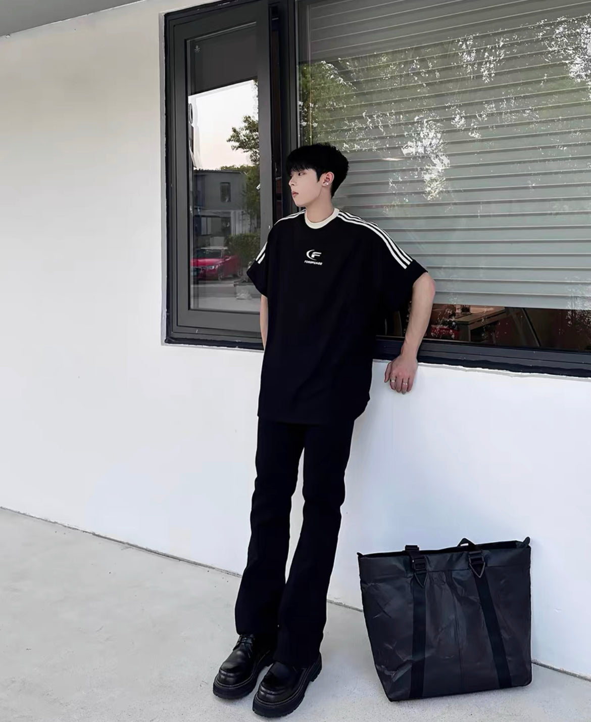 FDR 3 Stripes Oversized Tee