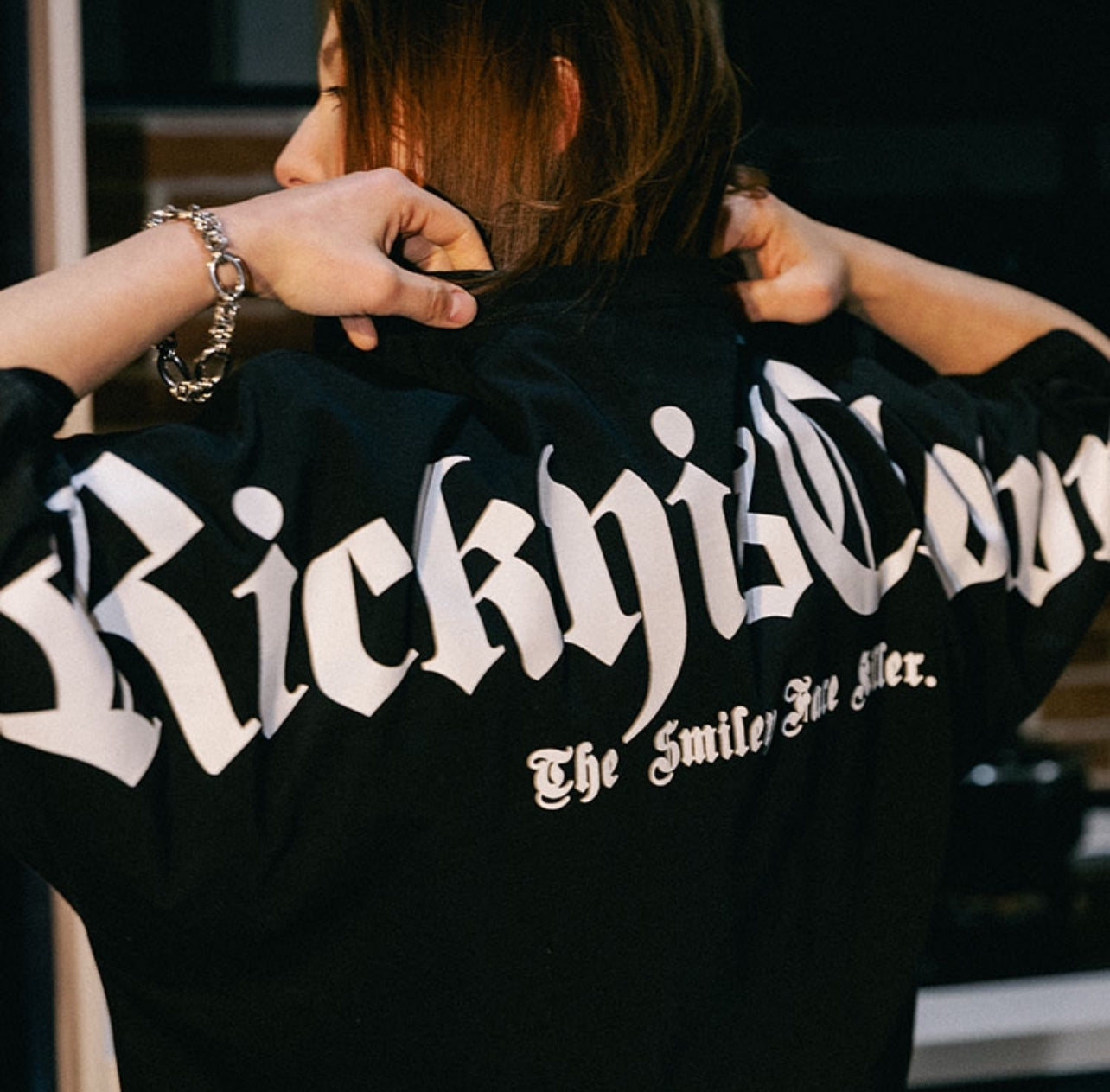 RickyisClown Basic Logo Oversized Tee