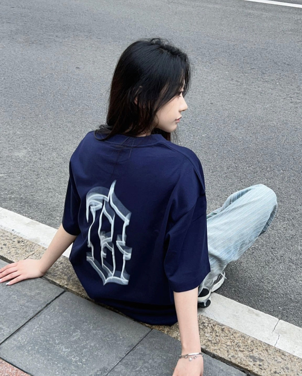 Boneless illusion Oversized Tee