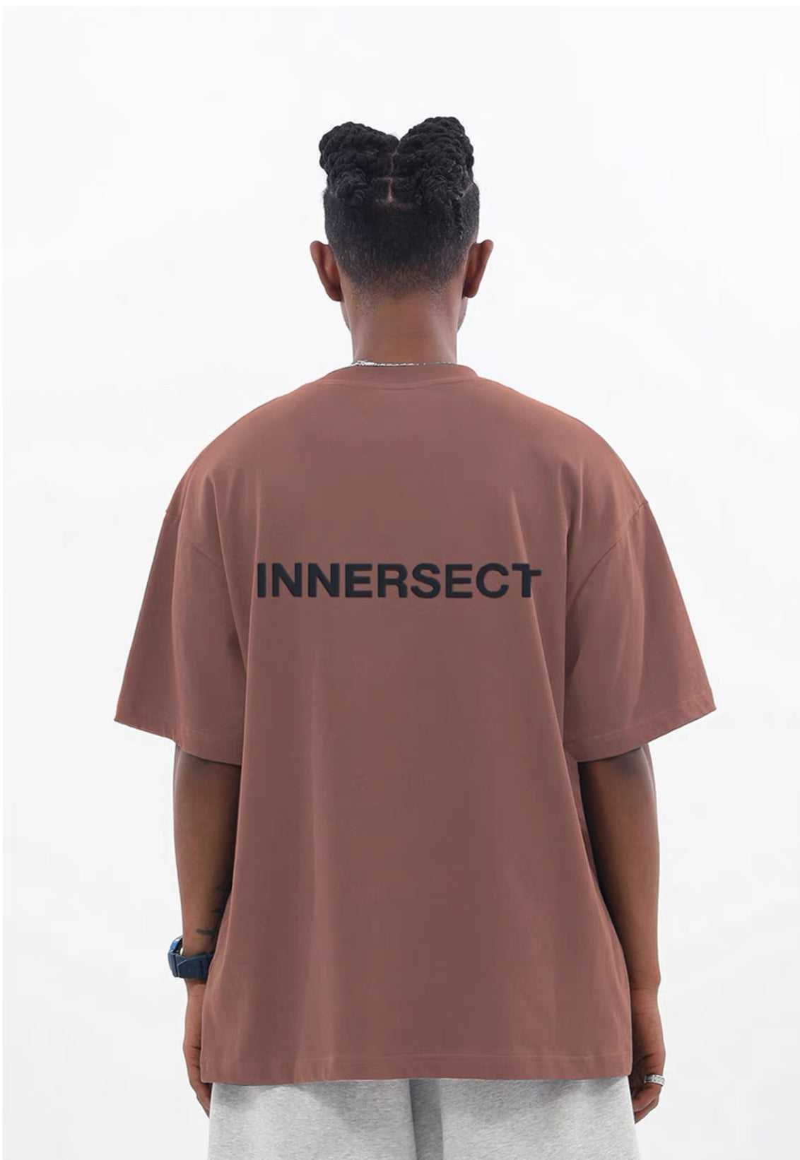 Innersect Basic Small Wording Logo Oversized Tee