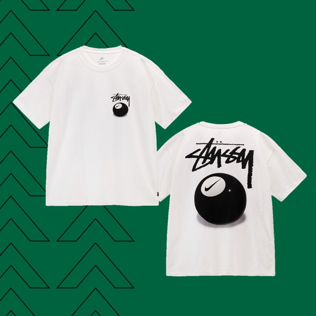 Nike x Stussy 8 Ball T-Shirt White