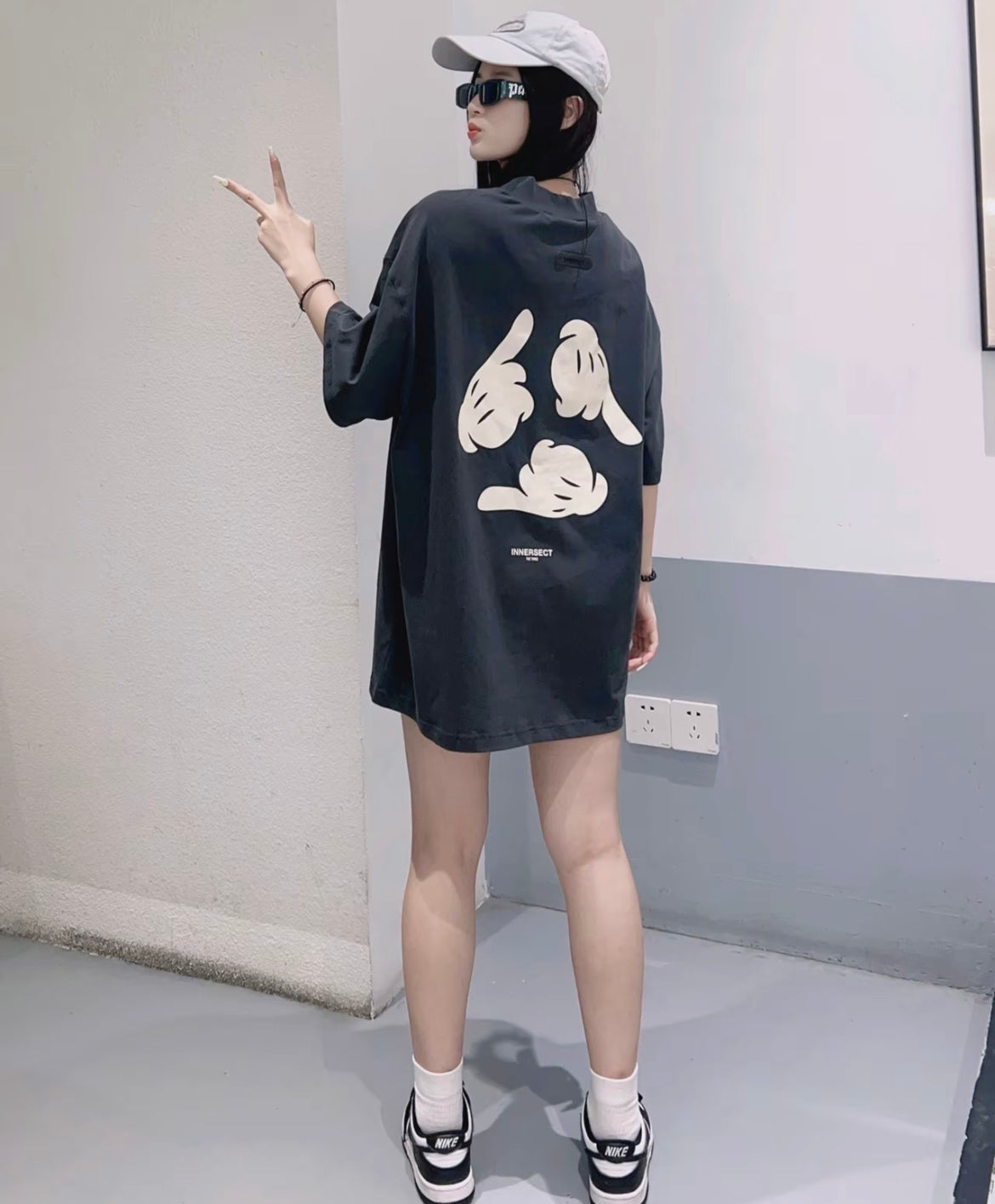 Innersect Kaws Wording Oversized Tee