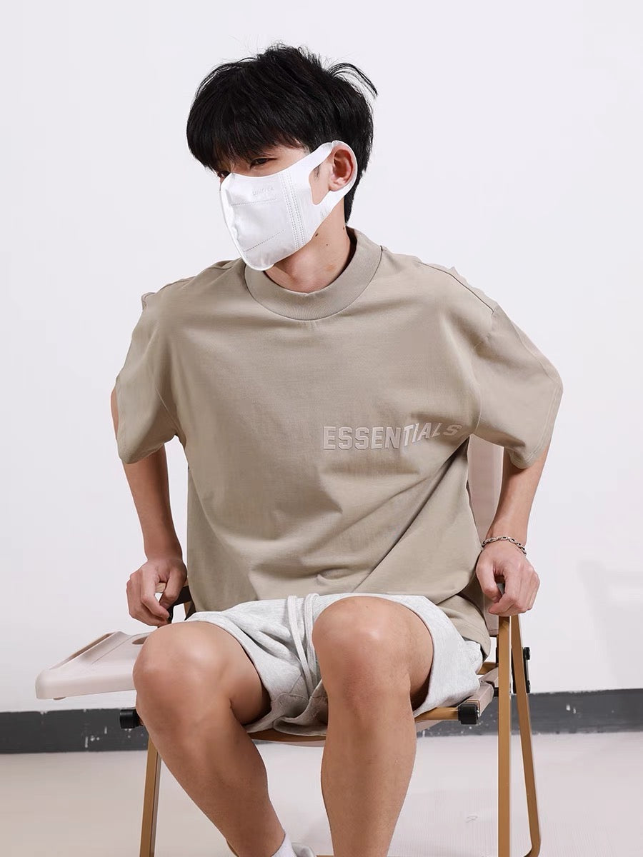 Essentials SS23 Rubber Logo Oversized Tee