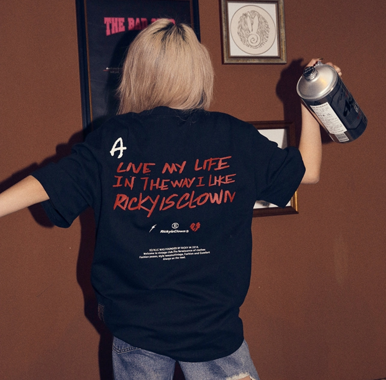 RickyisClown Font Tee