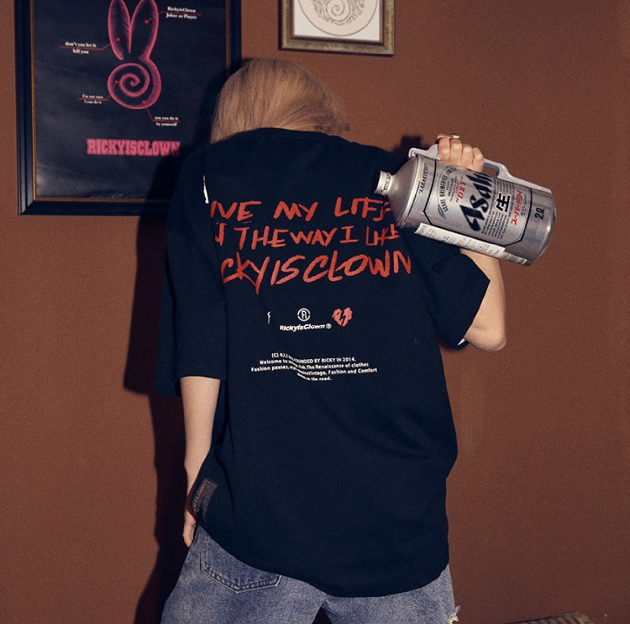 RickyisClown Font Tee