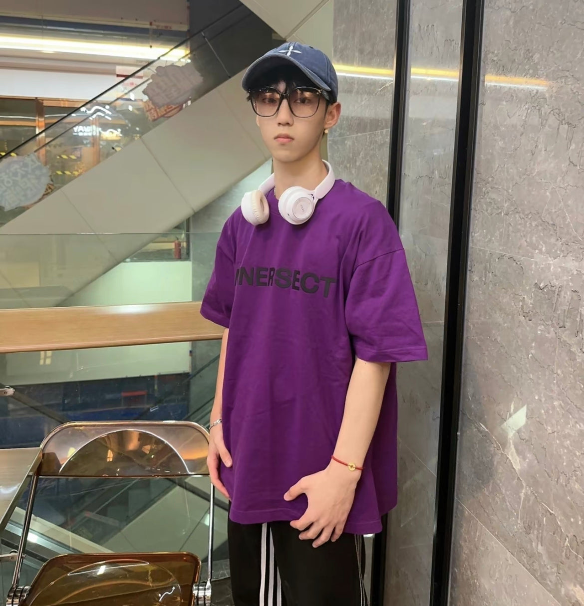 Innersect Logo. 3 Dot Oversized Tee