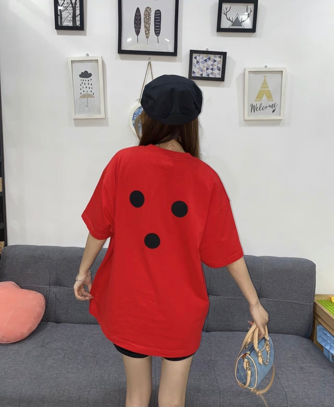 Innersect Logo. 3 Dot Oversized Tee