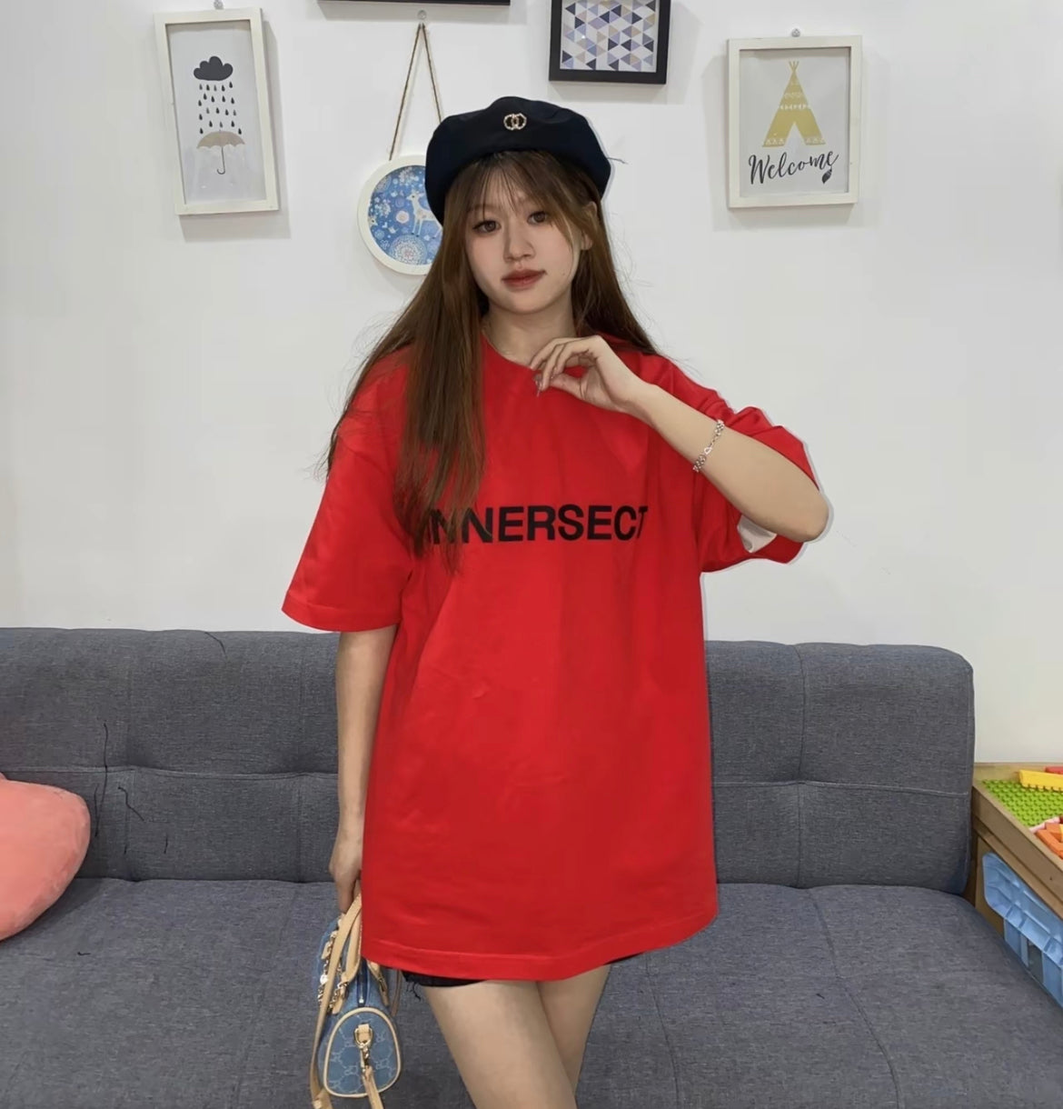 Innersect Logo. 3 Dot Oversized Tee