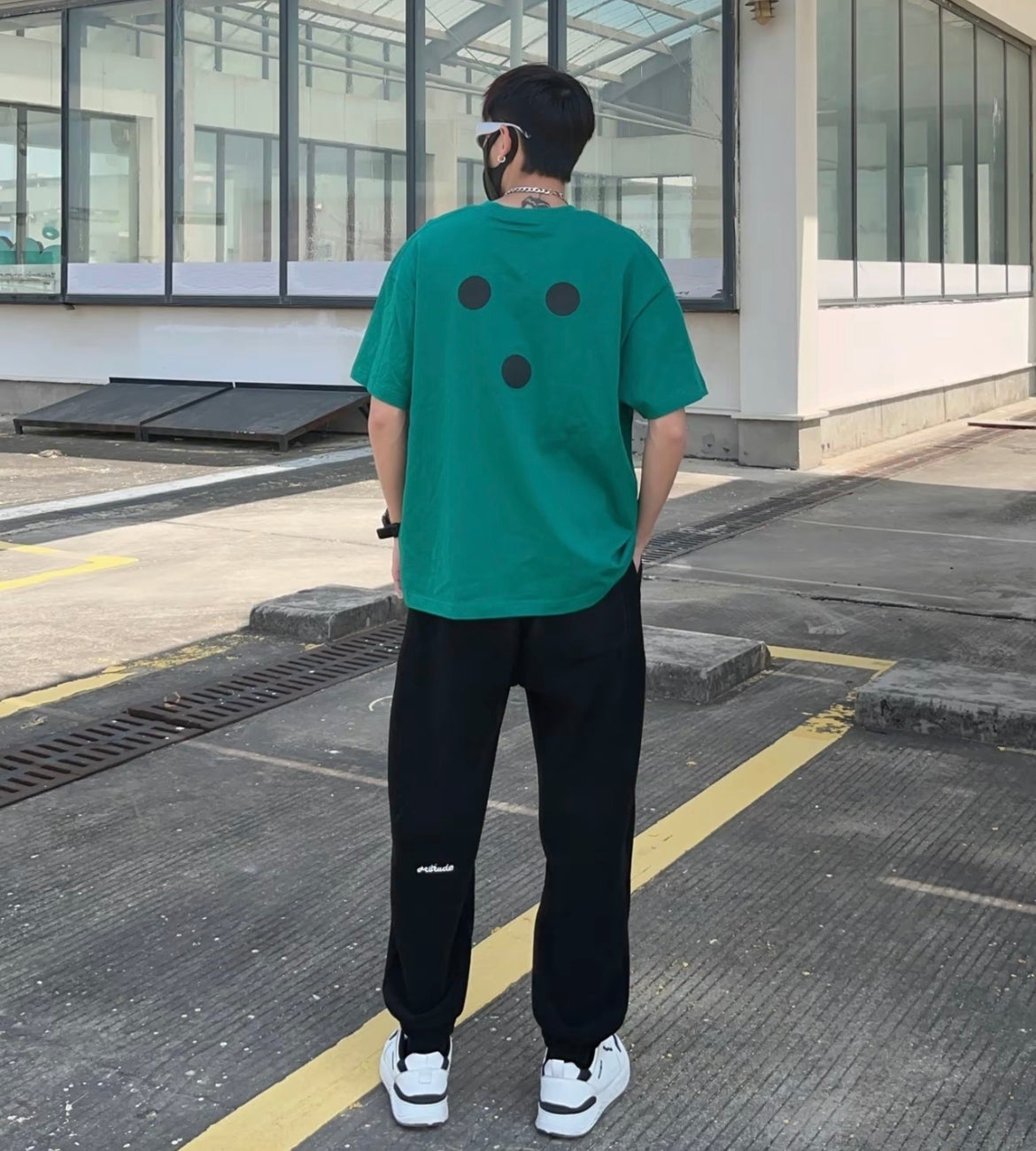 Innersect Logo. 3 Dot Oversized Tee