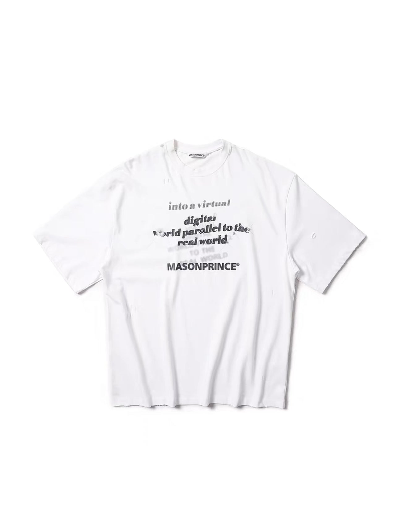 Masonprince Stacked Logo Diamond Oversized Tee