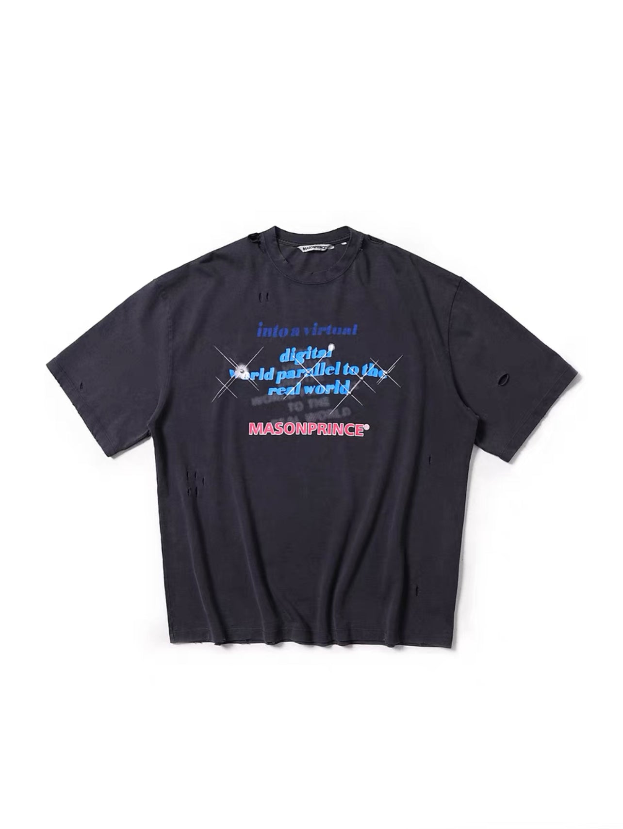 Masonprince Stacked Logo Diamond Oversized Tee