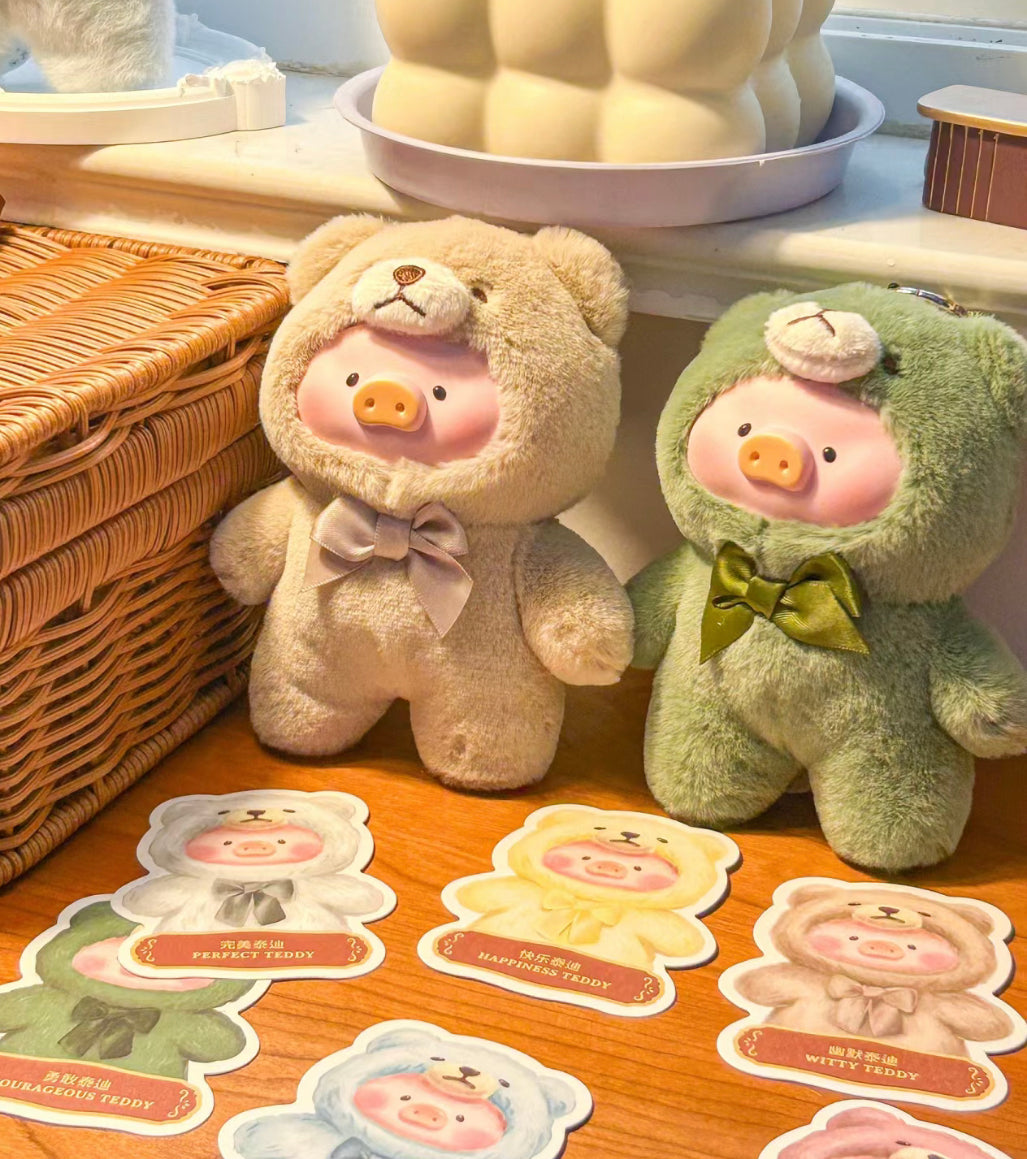 (Authentic & Ready Stock Teddy labubu Lulupig blind box Mystery Box lulu猪 盲盒