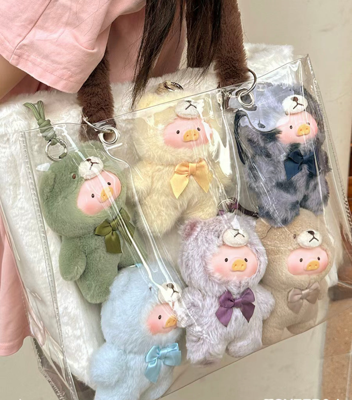 (Authentic & Ready Stock Teddy labubu Lulupig blind box Mystery Box lulu猪 盲盒