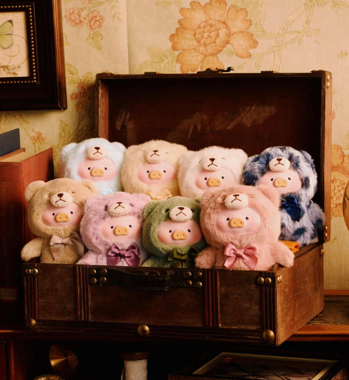 (Authentic & Ready Stock Teddy labubu Lulupig blind box Mystery Box lulu猪 盲盒