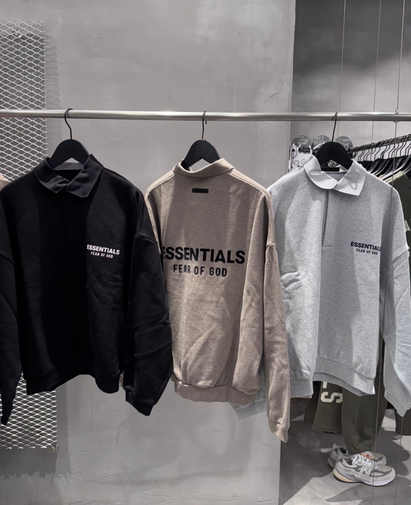 Essentials SS25 Polo FOG Sweater