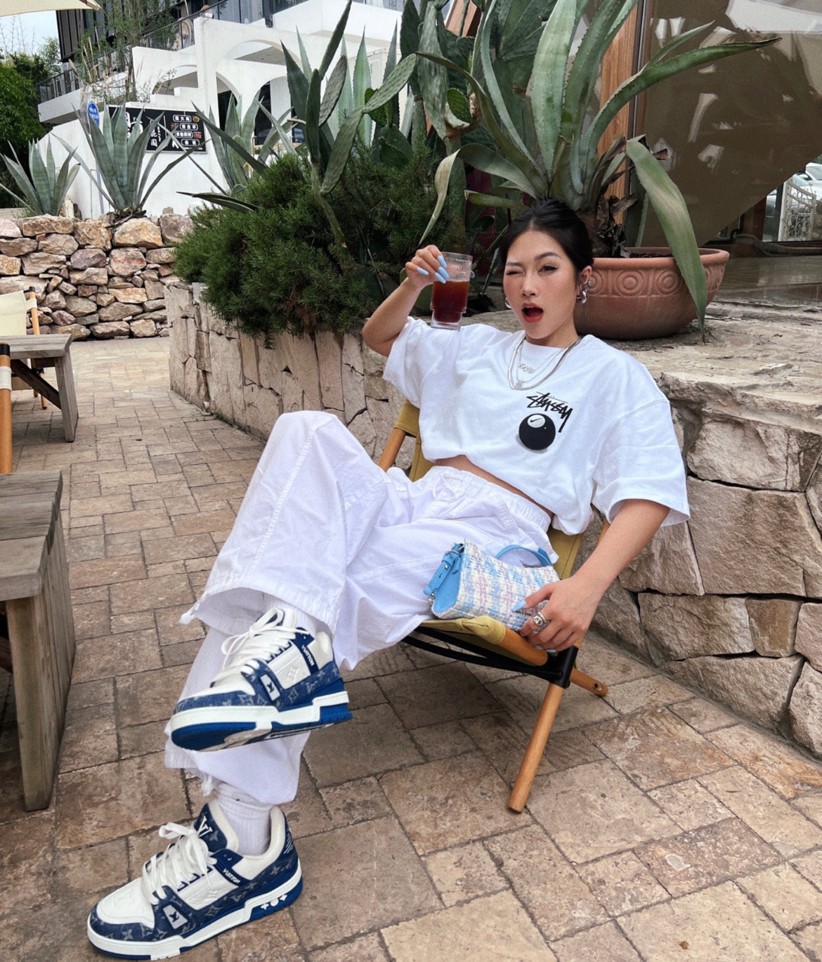 Nike x Stussy 8 Ball T-Shirt White