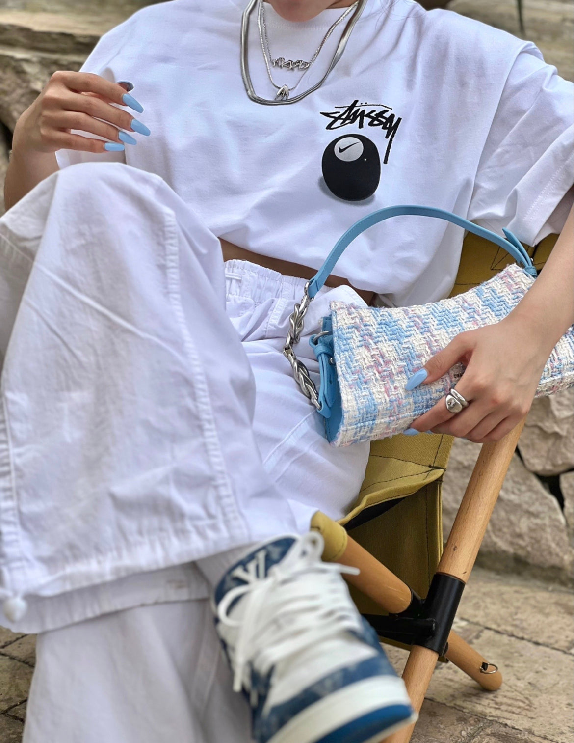 Nike x Stussy 8 Ball T-Shirt White